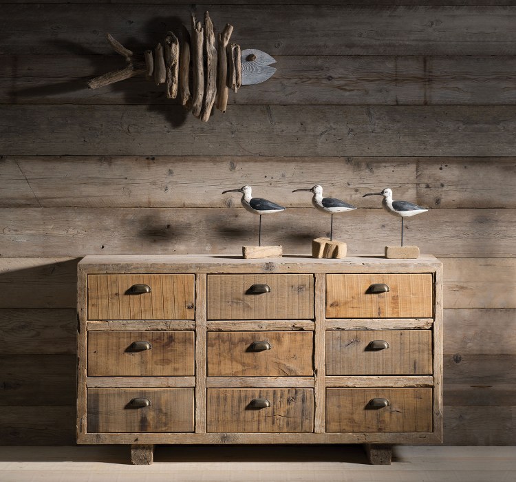 Madia in legno di recupero