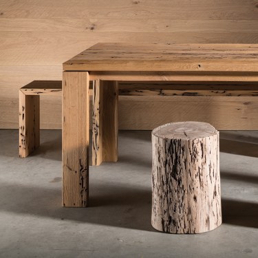 Tavolo in legno di briccola Venezia